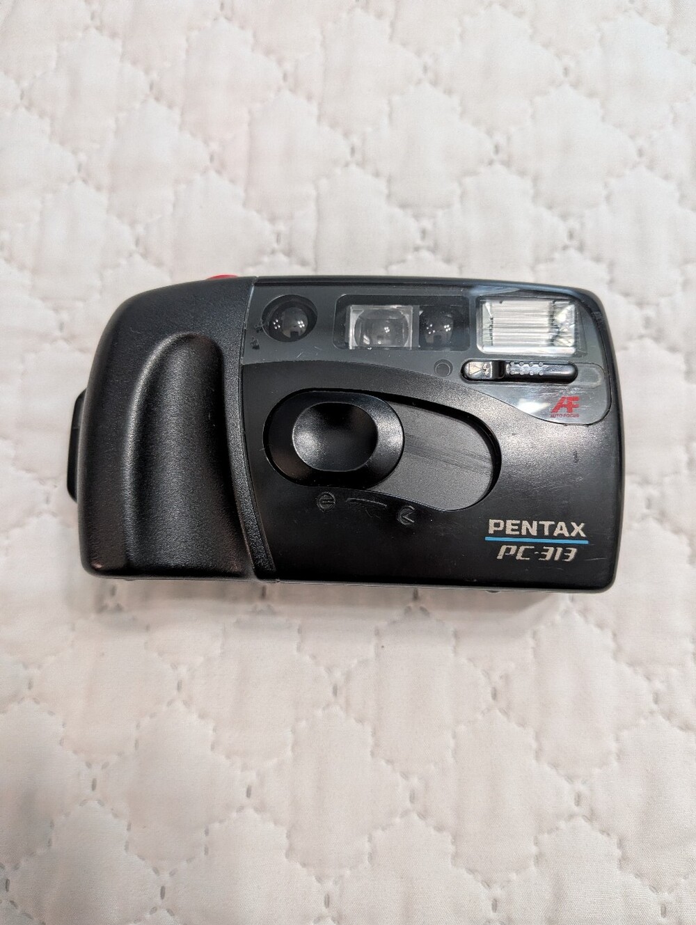 Pentax PC-313 Black 35mm Point-and-Shoot Film Camera